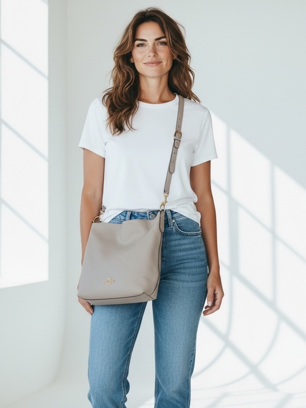Brand New Coach Abby Duffle with Gold Hardware (Style F31507)
